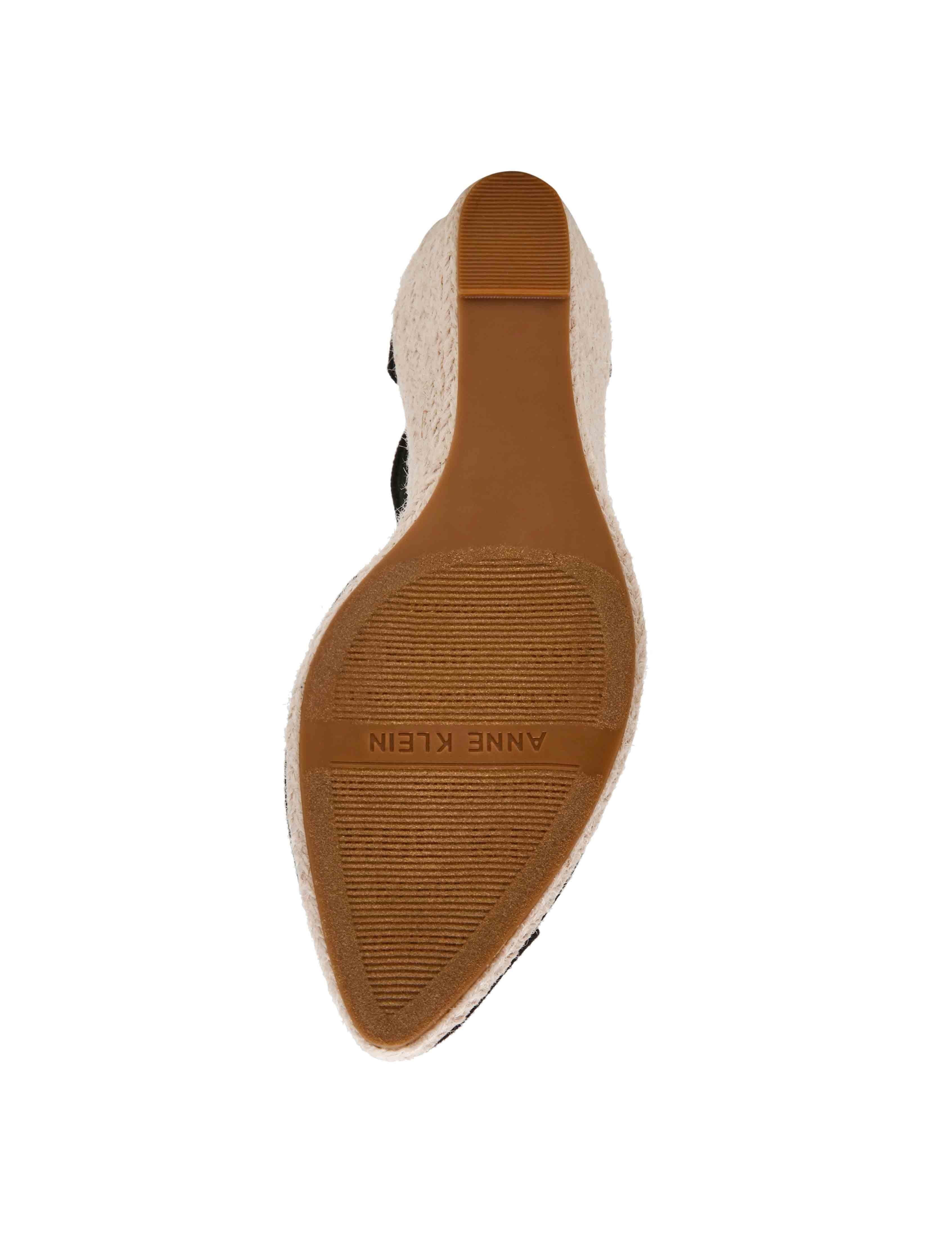 Wilmott Wedge - Anne Klein Black Canvas