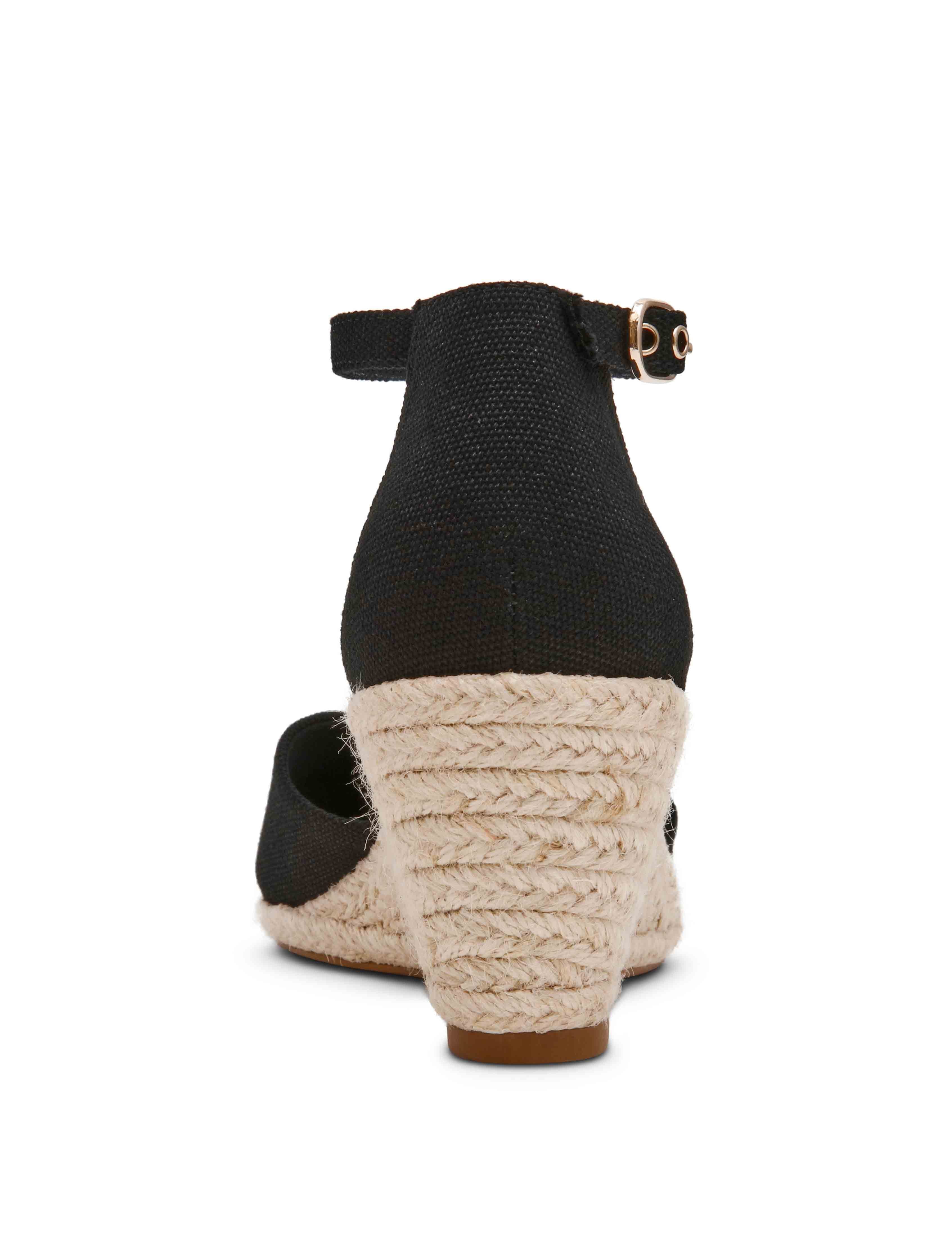 Wilmott Wedge - Anne Klein Black Canvas