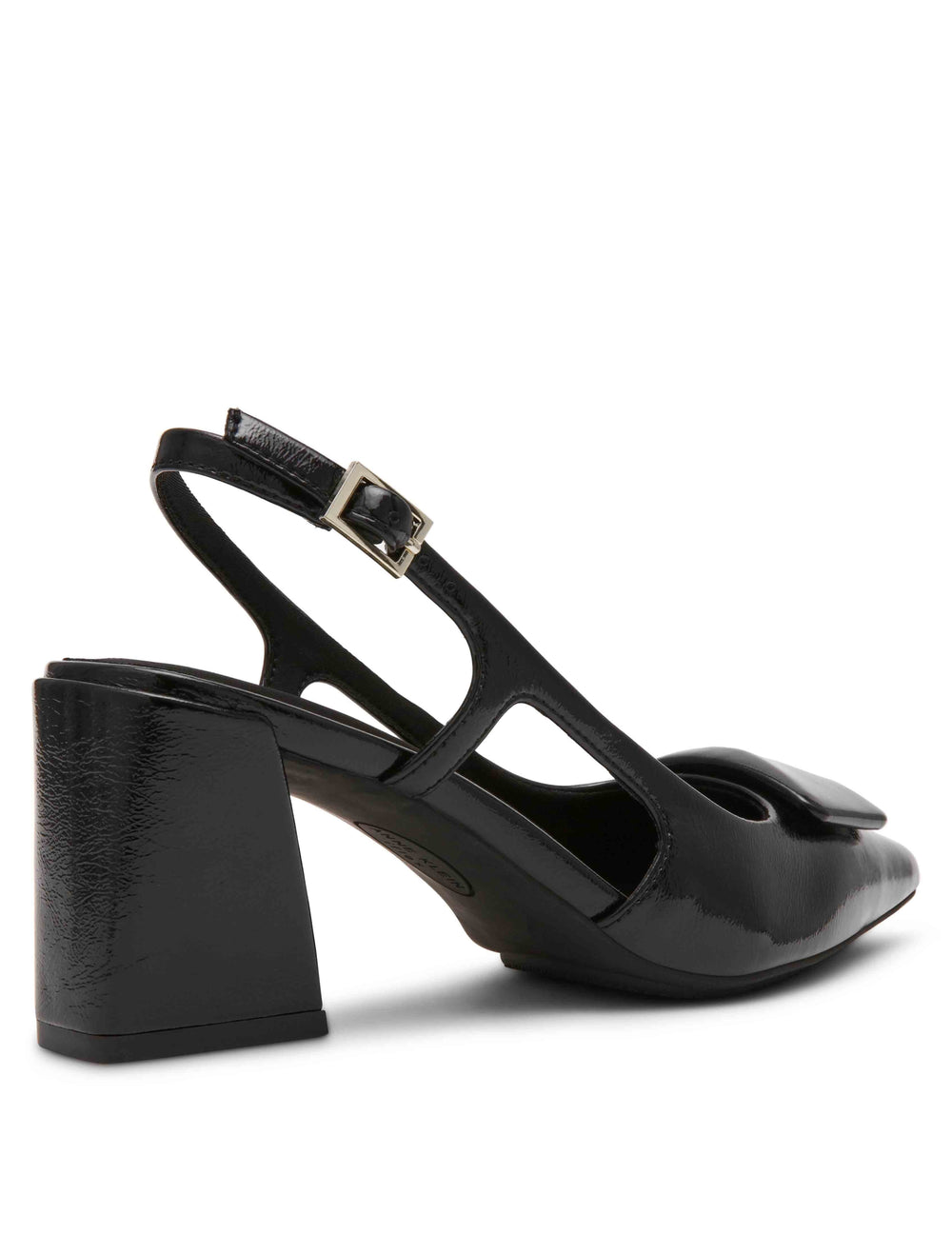 Renetta Slingback - Anne Klein Black Crinkle