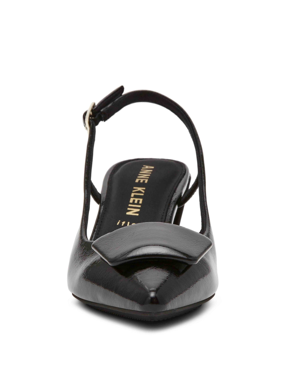 Renetta Slingback - Anne Klein Black Crinkle
