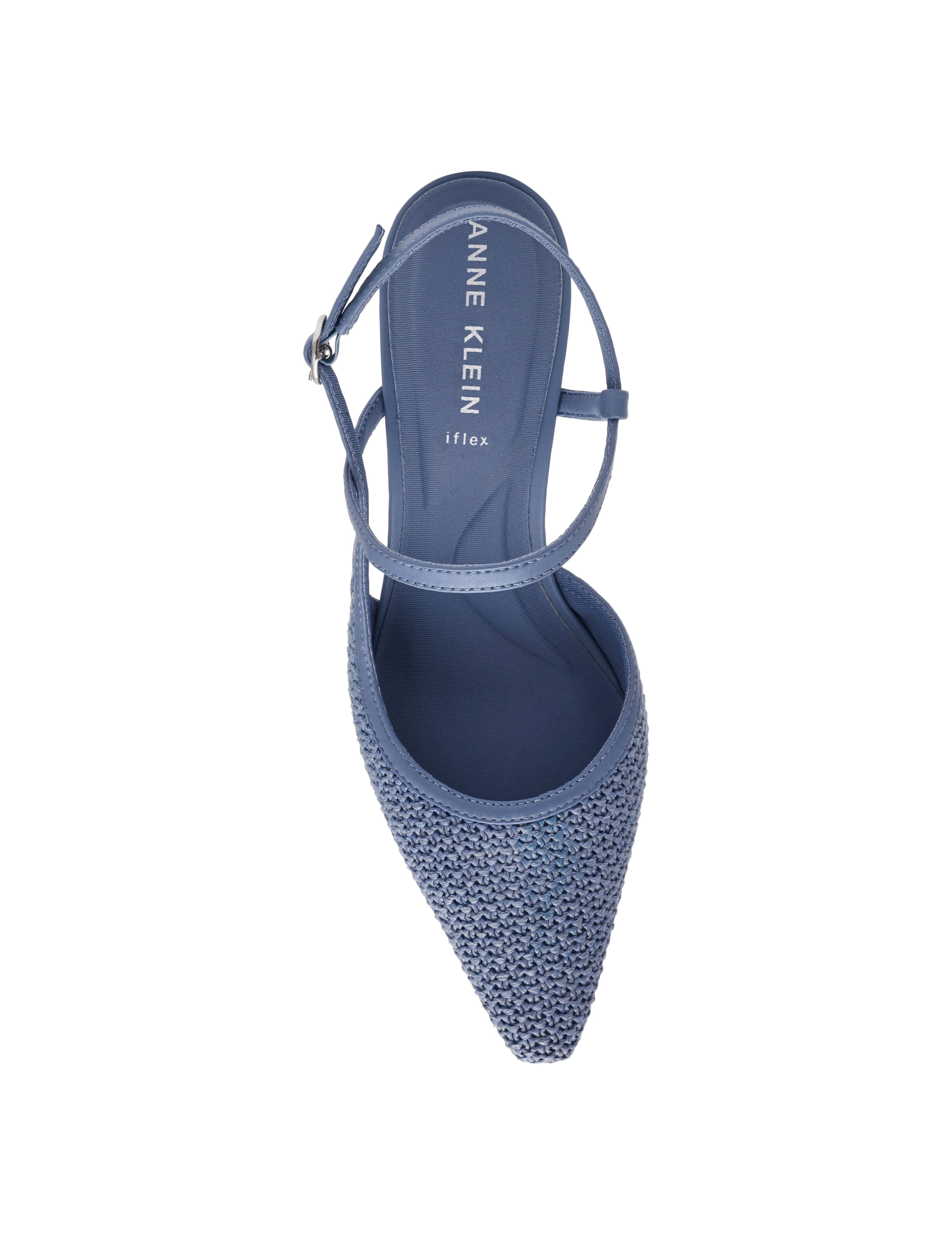 Cosmo-R Heel: Chic, Versatile Style - Anne Klein Blue Raffia