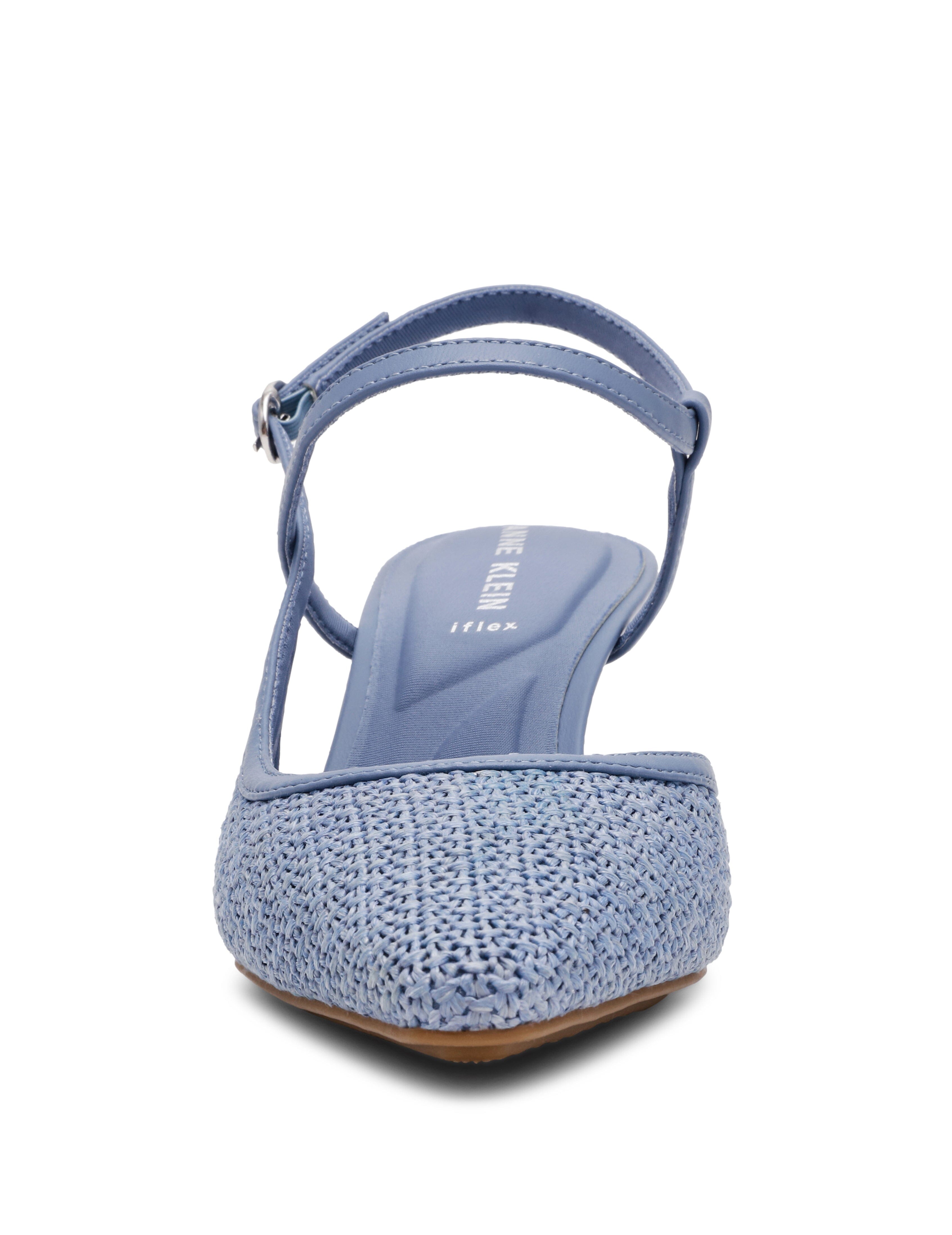 Cosmo-R Heel: Chic, Versatile Style - Anne Klein Blue Raffia