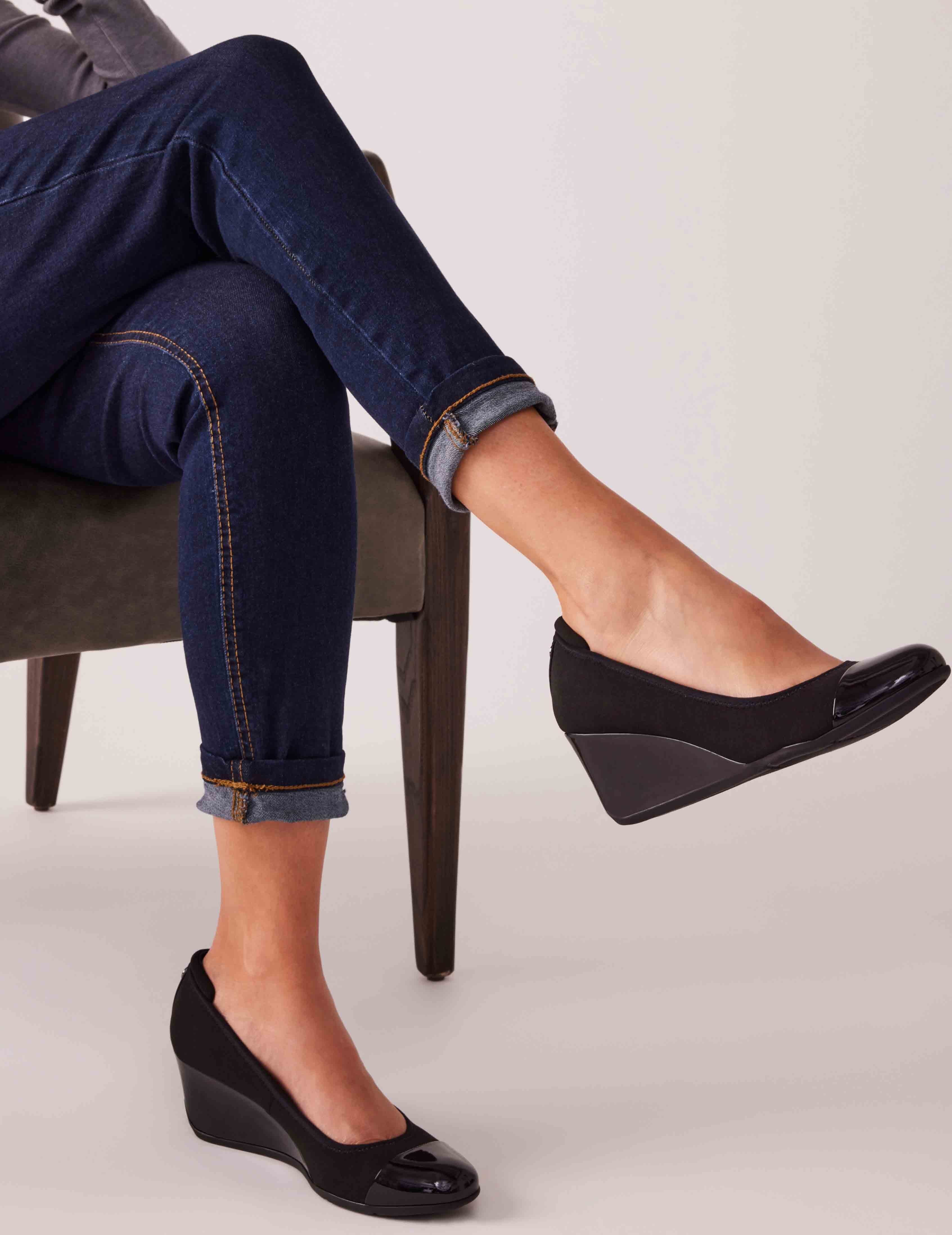 Anne Klein Taite Wedge - Anne Klein Black