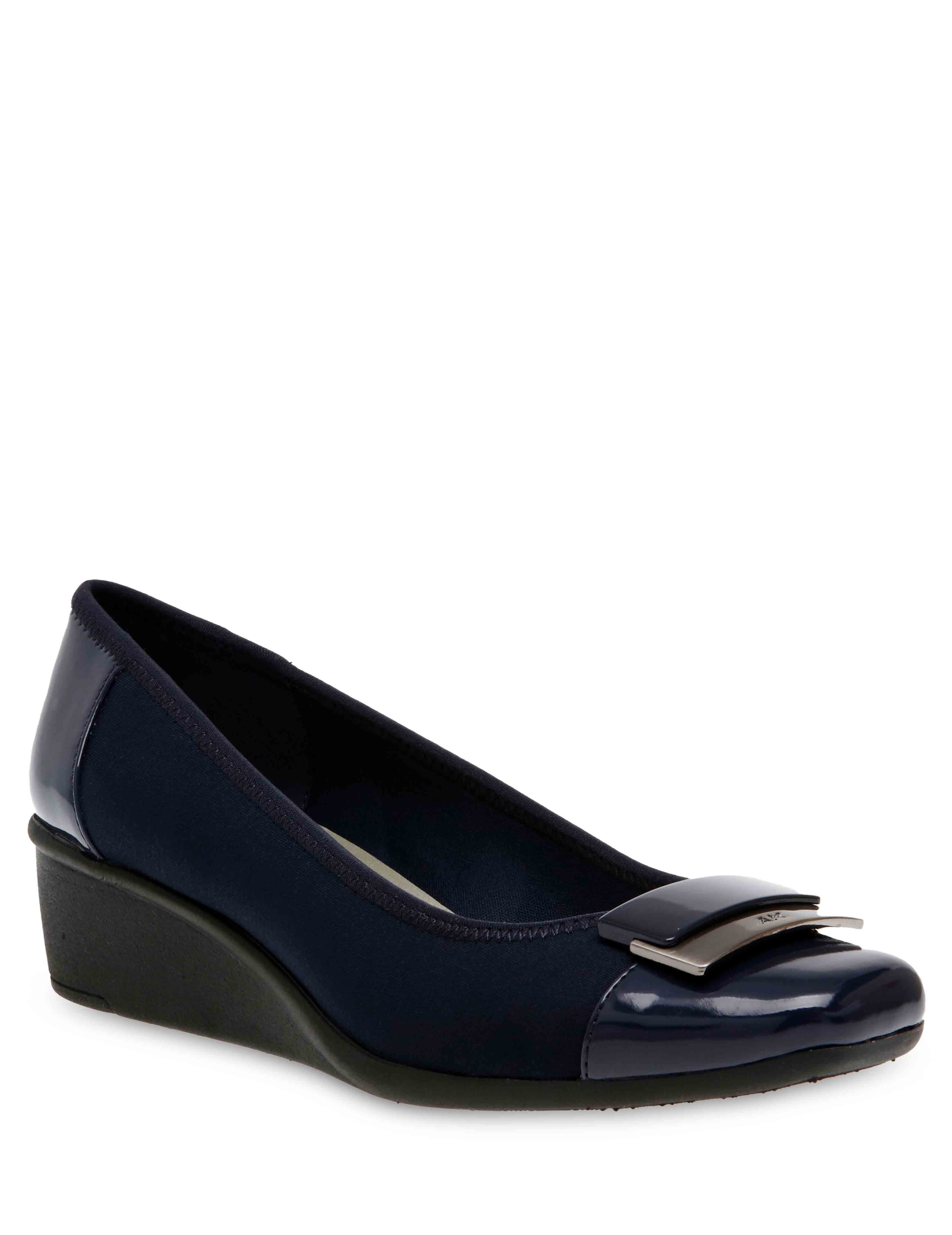 Waverly Wedge Slip-On Shoe - Anne Klein Navy