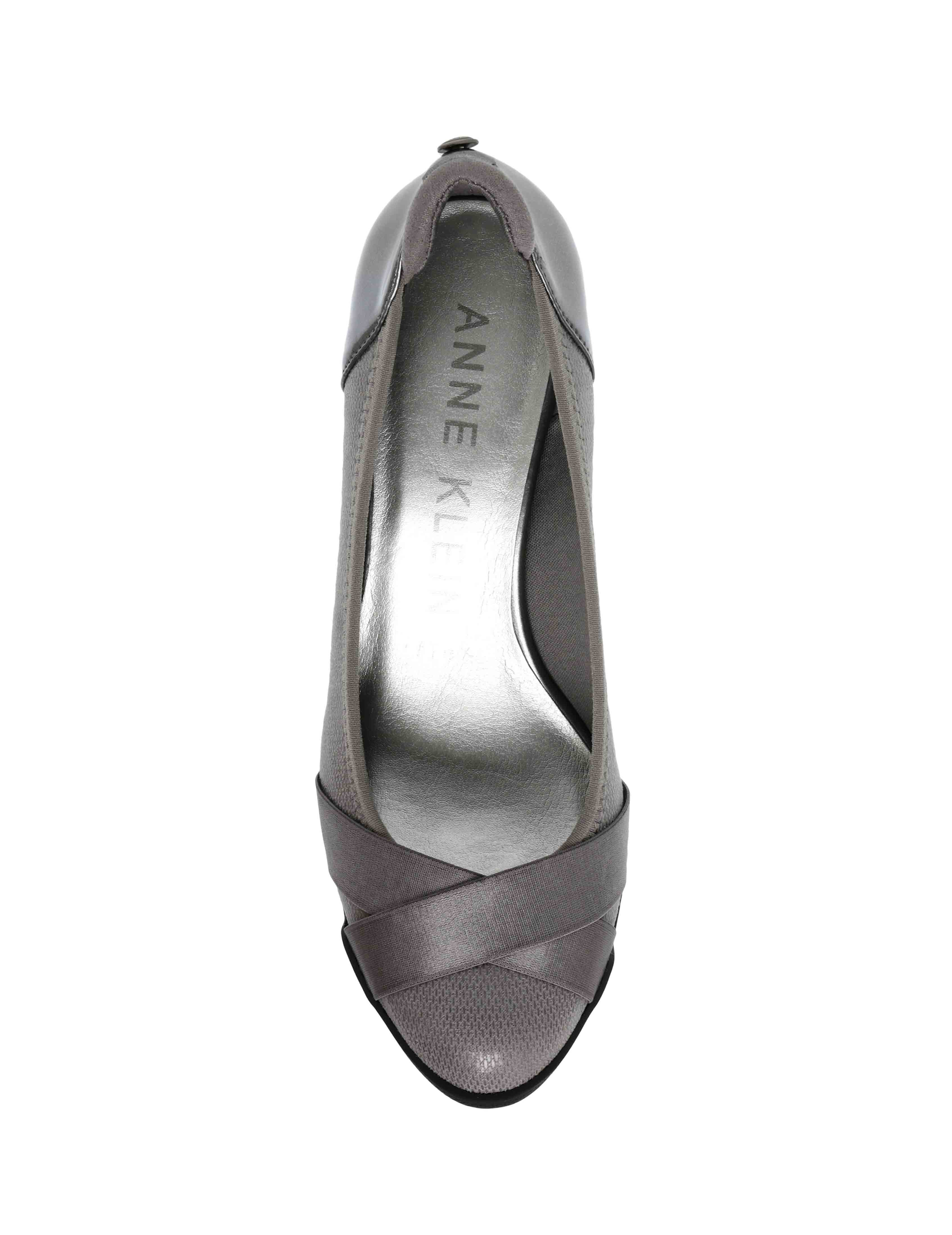 Anne Klein Timeout Wedge - Anne Klein Pewter