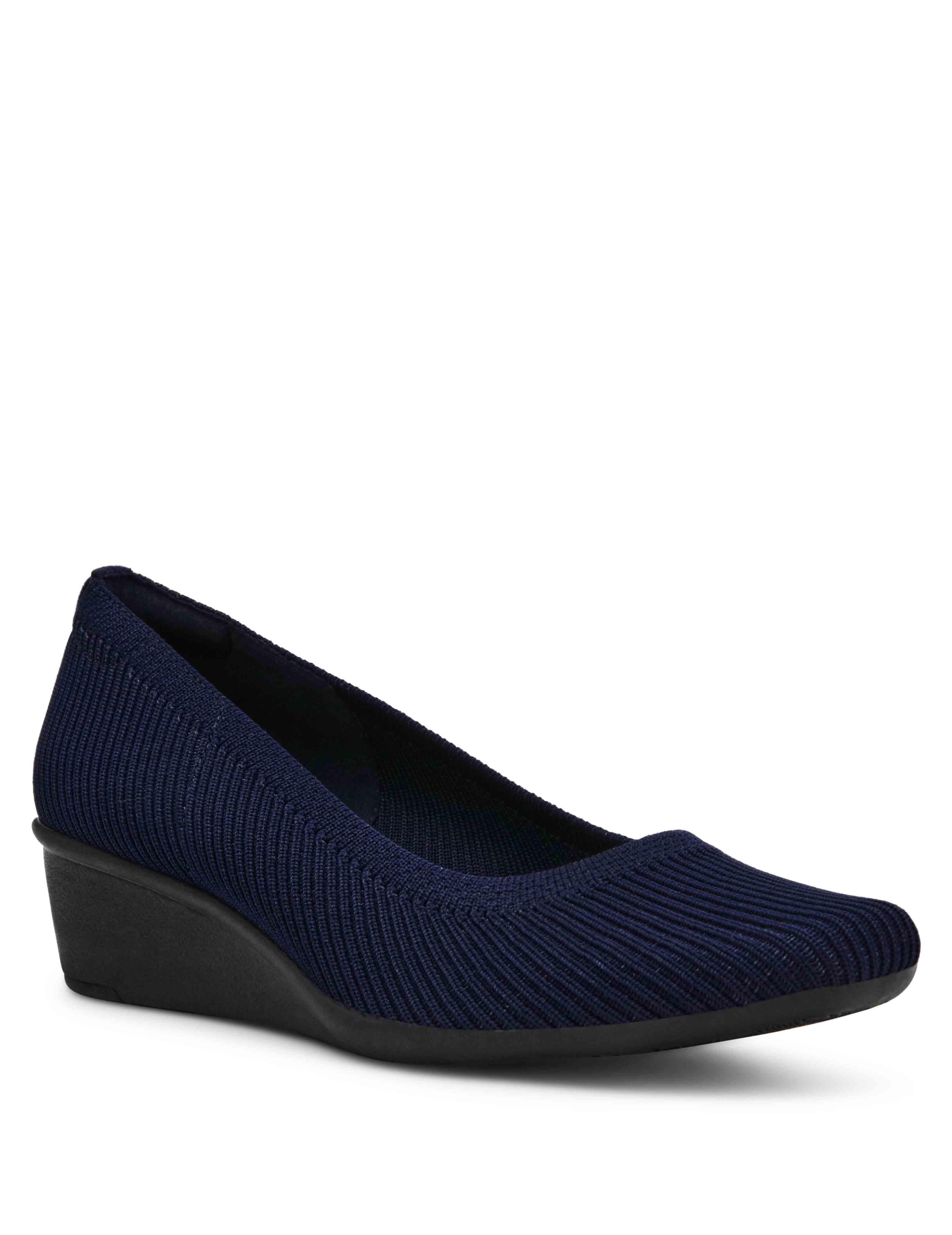 Wisher Wedge - Anne Klein Navy Knit