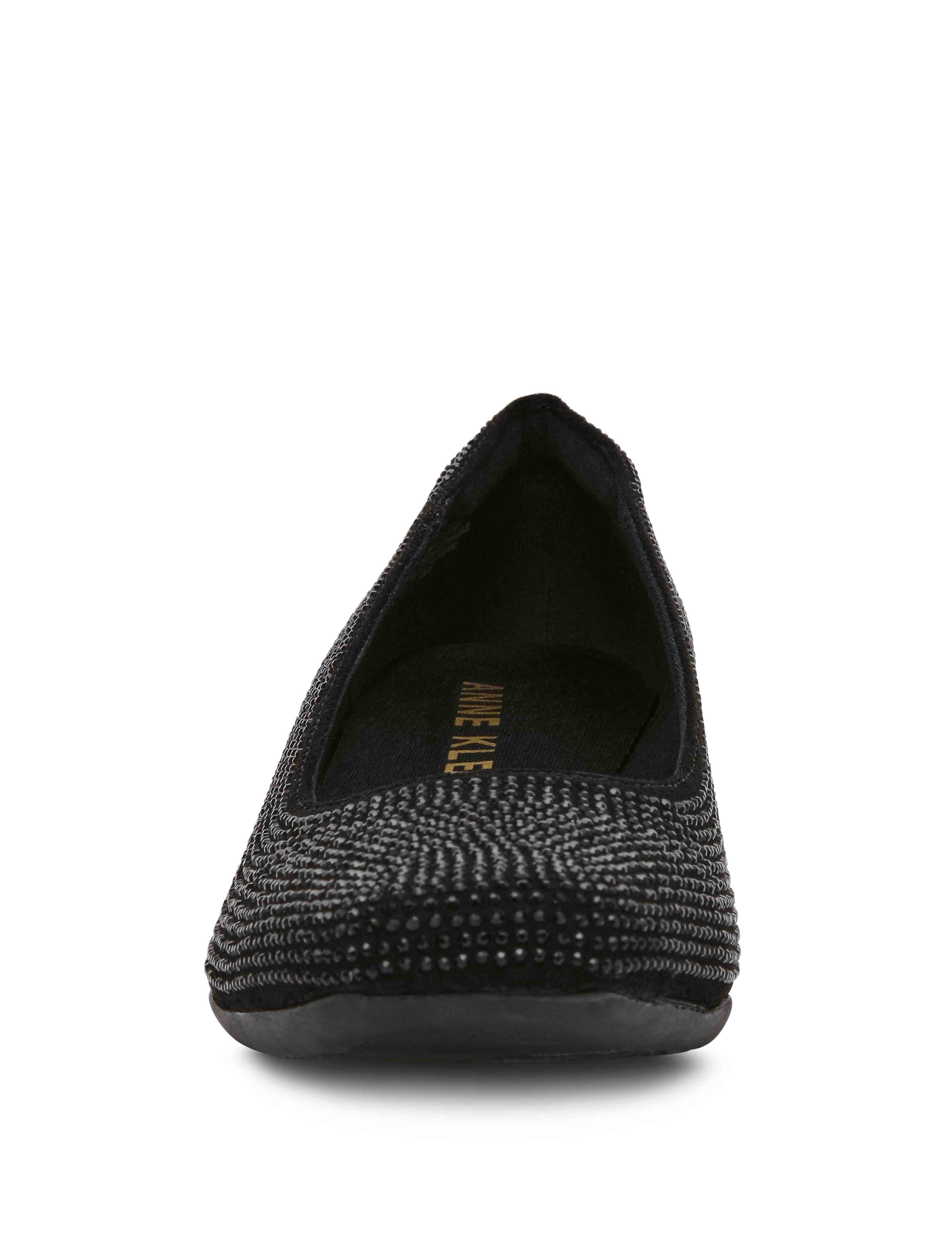 Wisher Crystal Wedge - Anne Klein Black Crystal