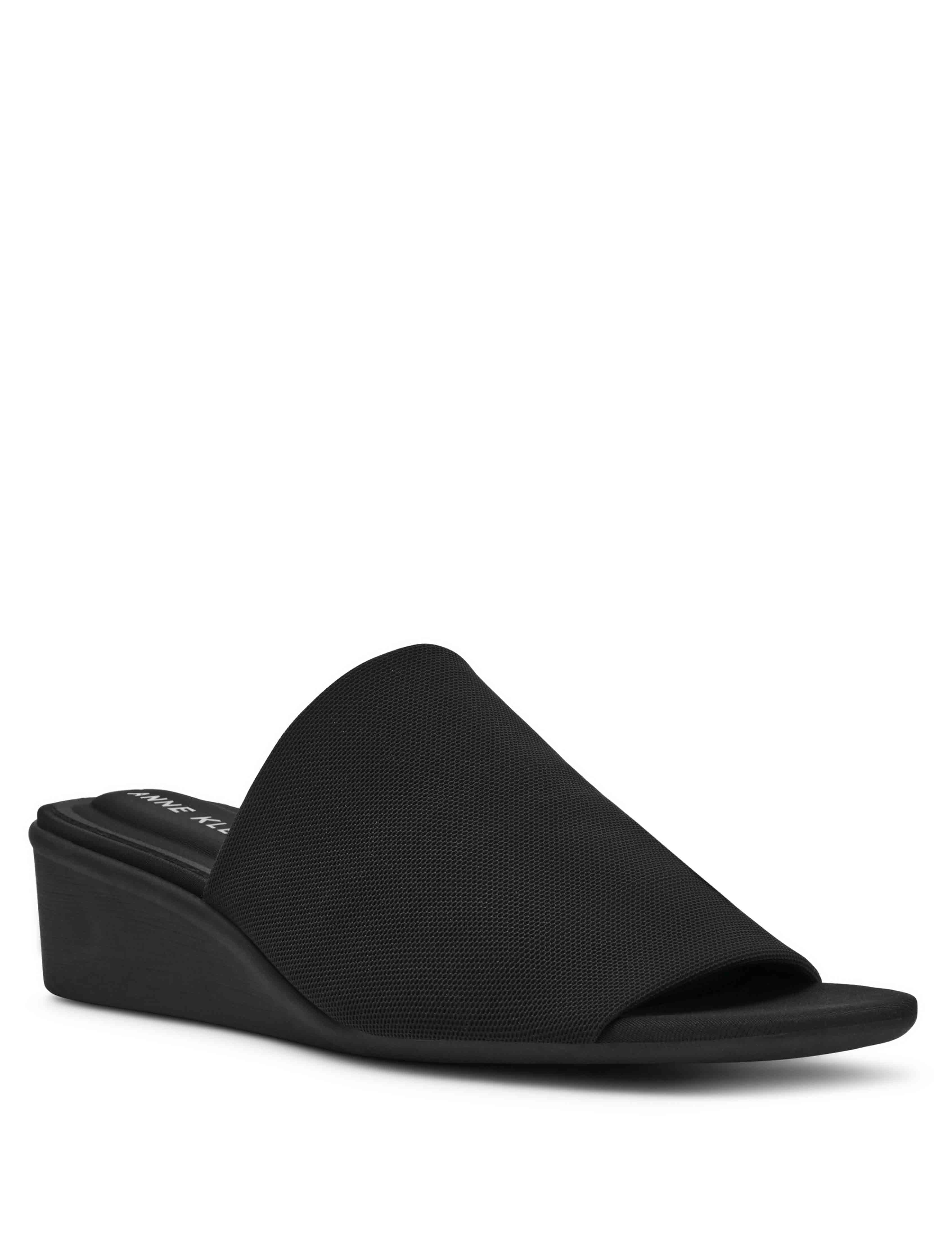 Wishful Wedge - Anne Klein Blk Stretch