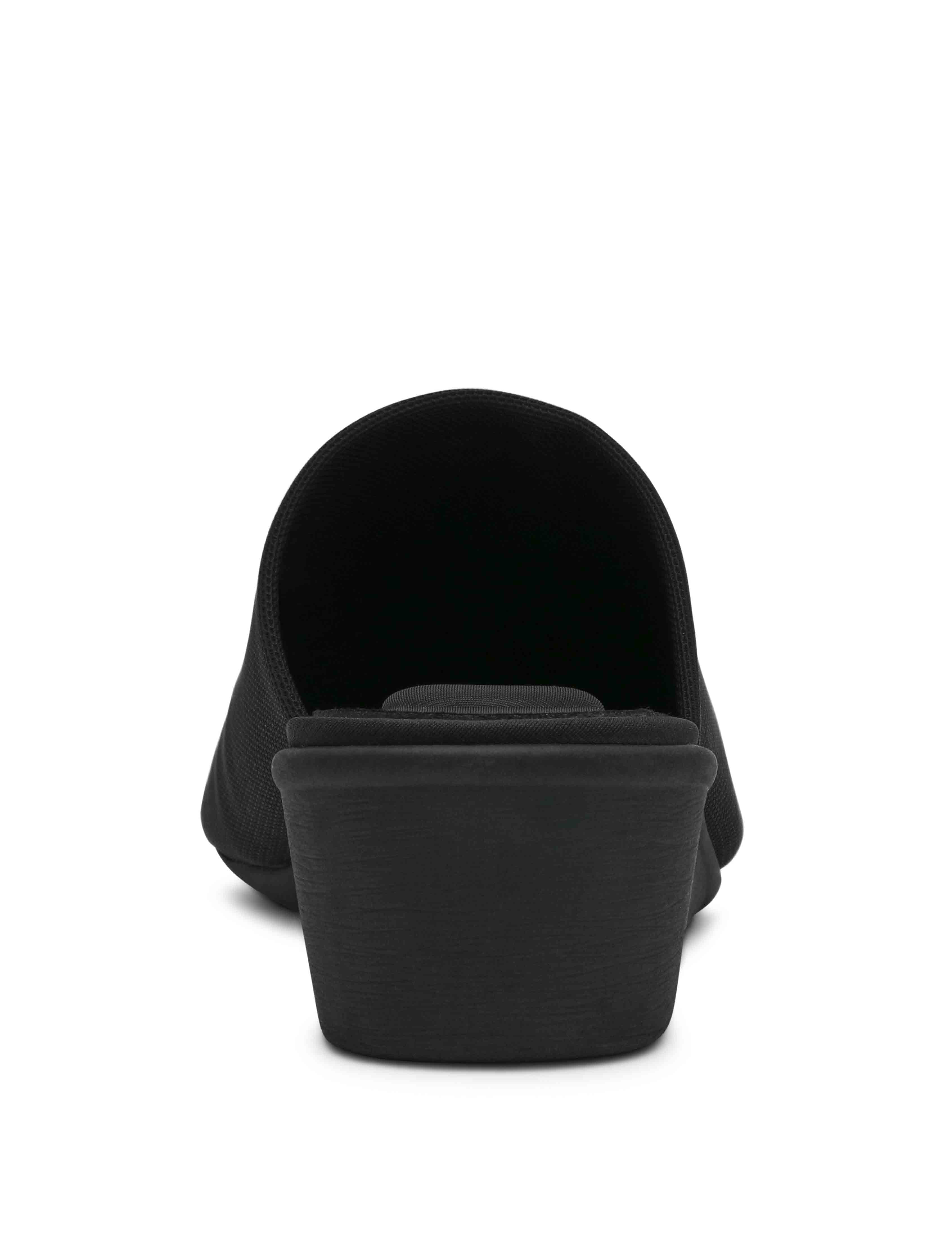 Wishful Wedge - Anne Klein Blk Stretch