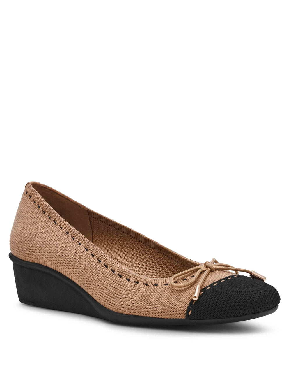 Wesson Wedge - Anne Klein Black/Black