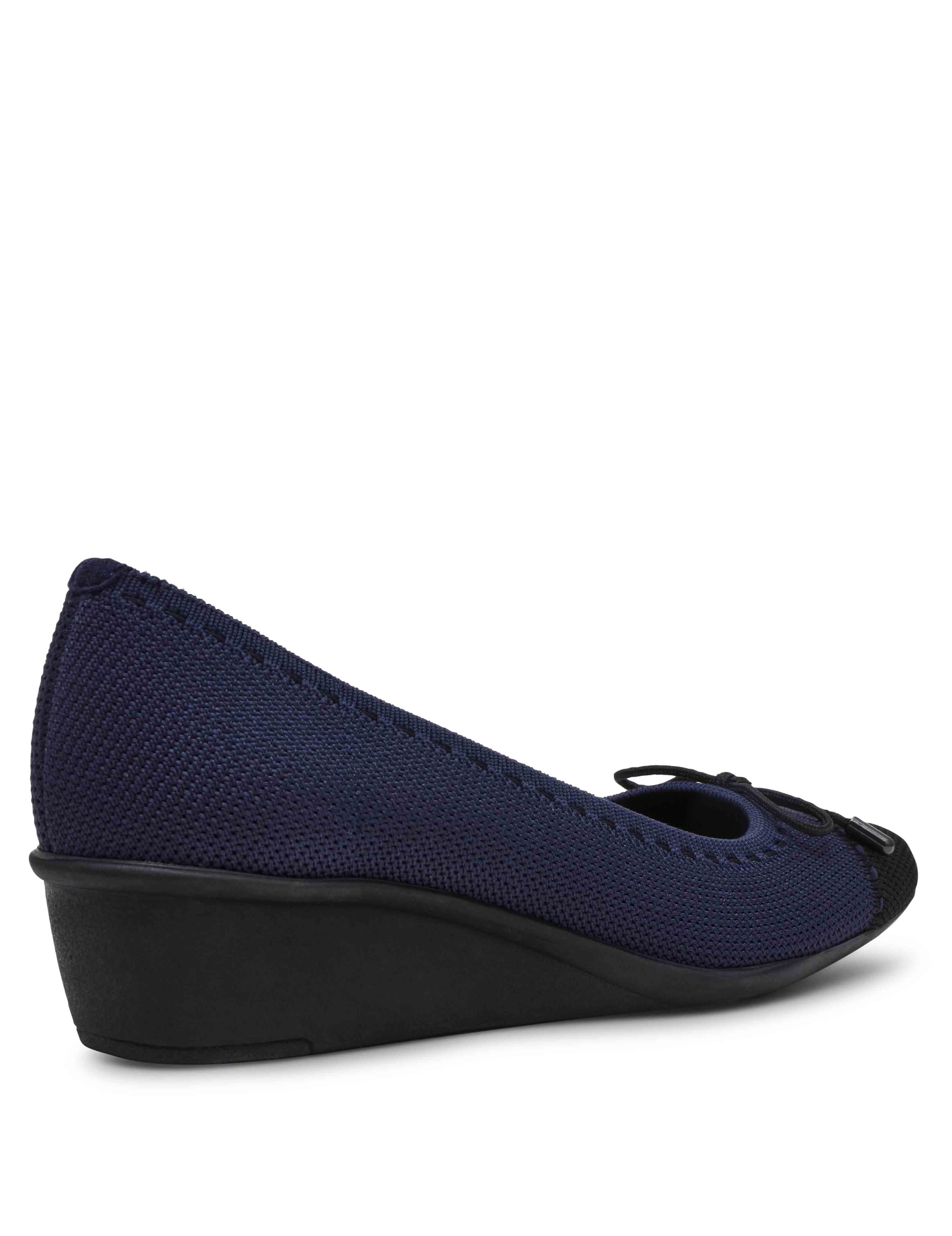 Wesson Wedge - Anne Klein Navy/Blk
