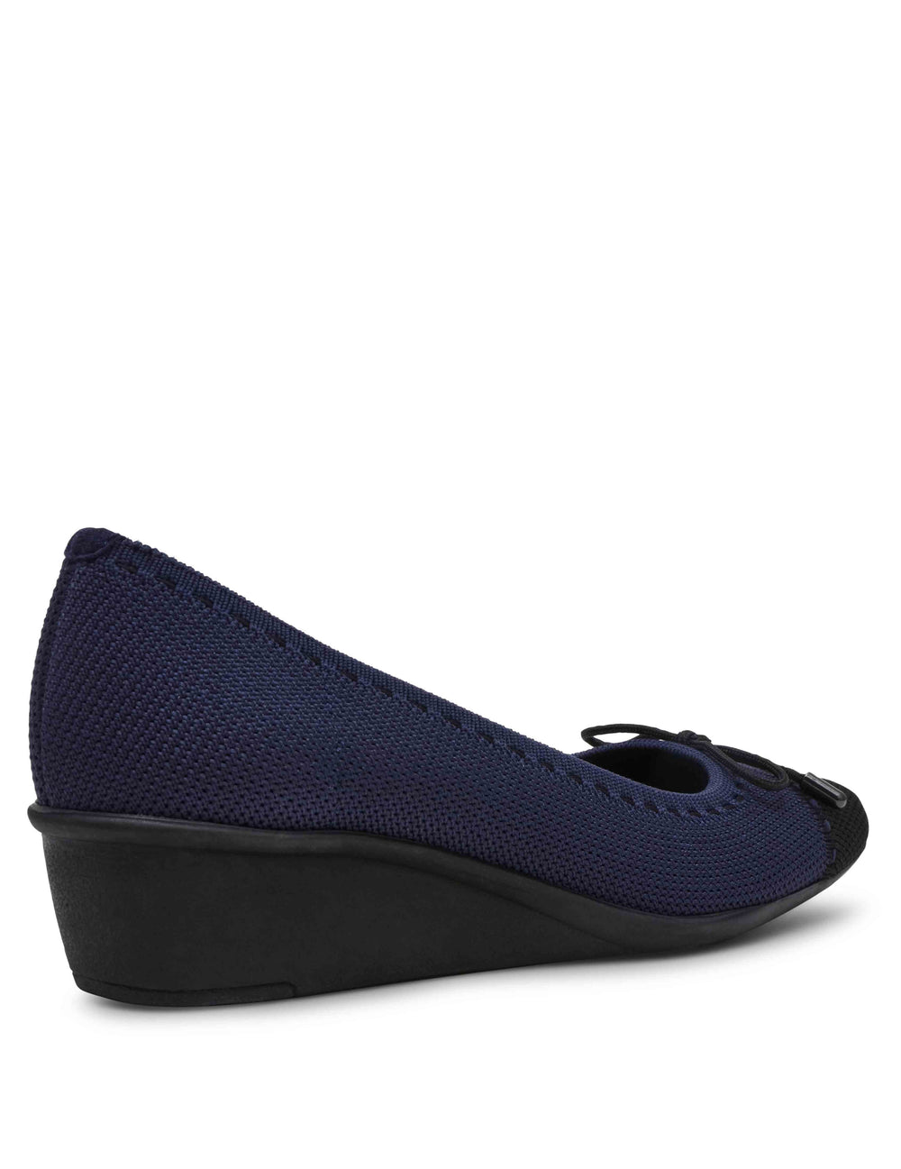 Wesson Wedge - Anne Klein Navy/Blk