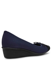 Wesson Wedge - Anne Klein Navy/Blk