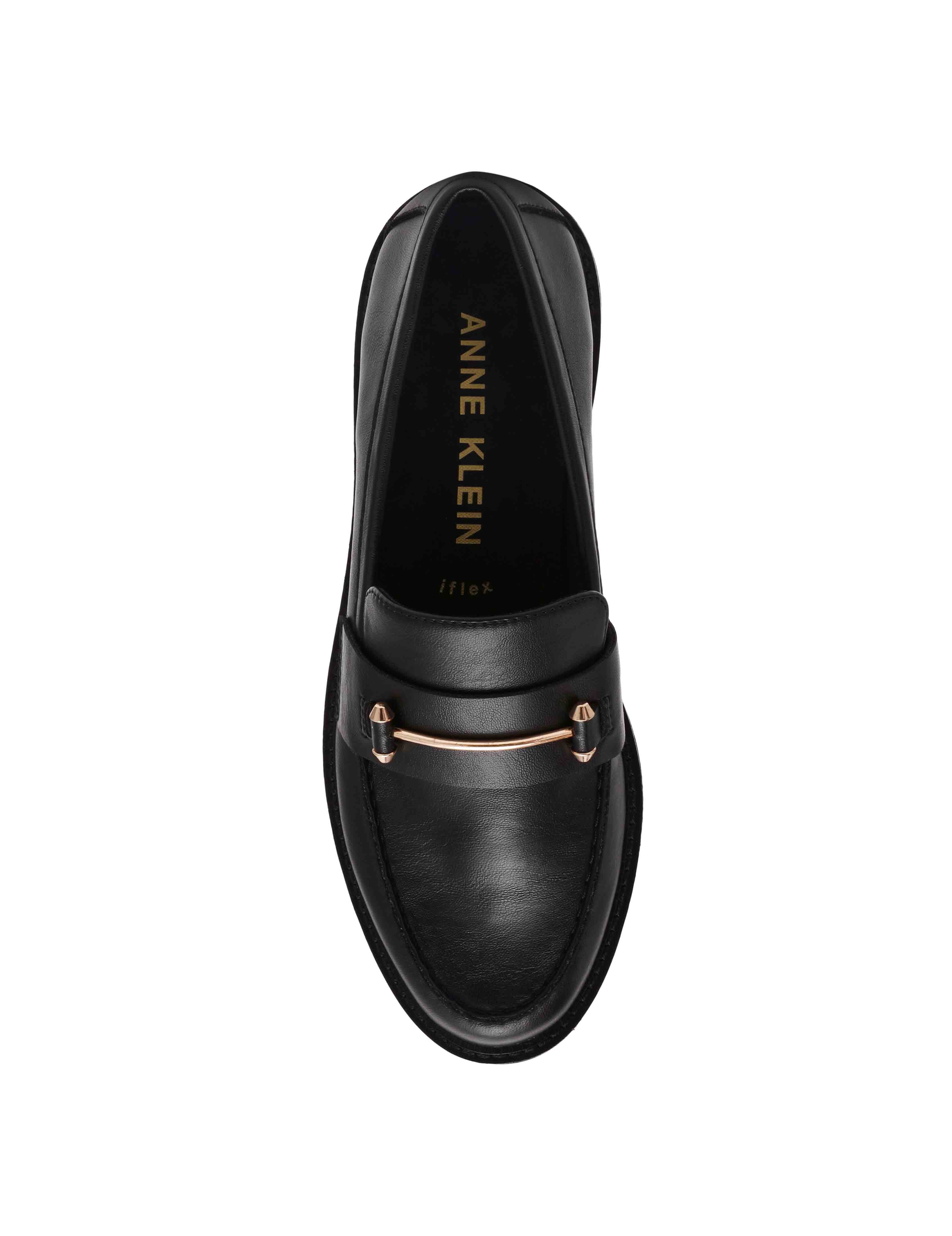 Emme Loafer - Anne Klein Black Smooth