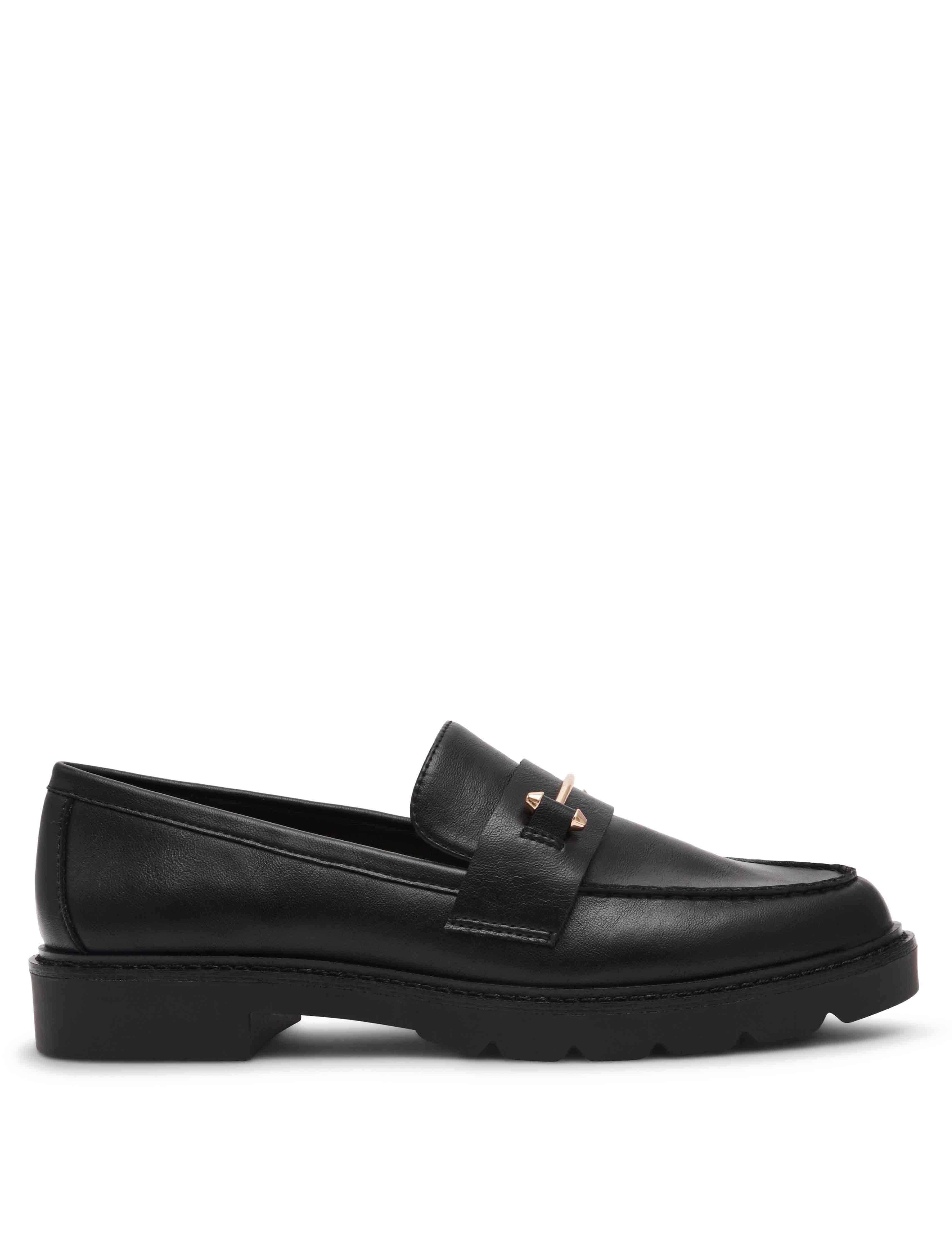 Emme Loafer - Anne Klein Black Smooth