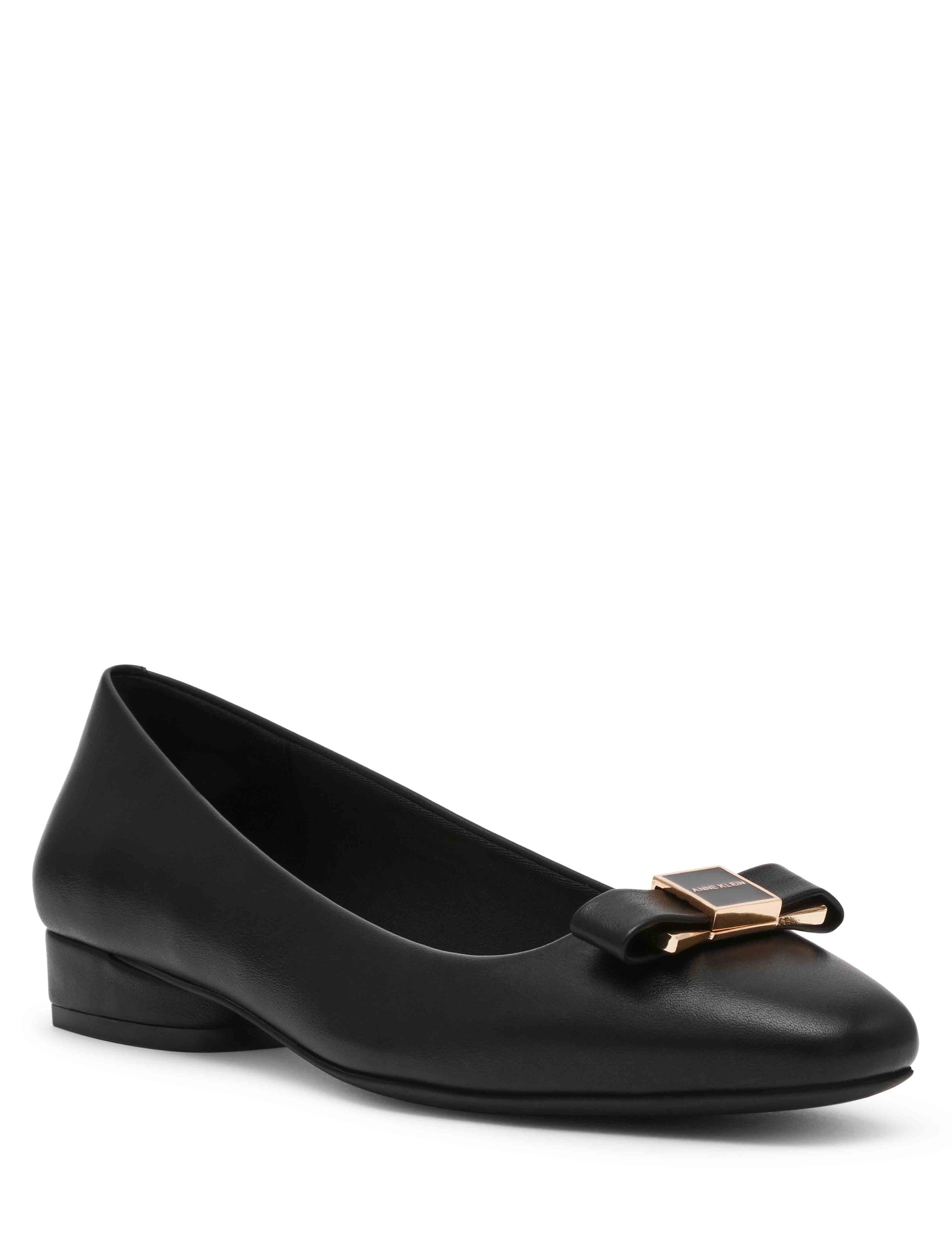 Cadey Dress Flat - Anne Klein Black Smooth