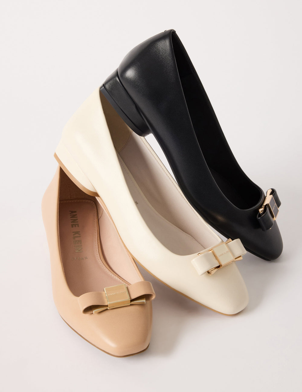 Cadey Dress Flat - Anne Klein Black Smooth