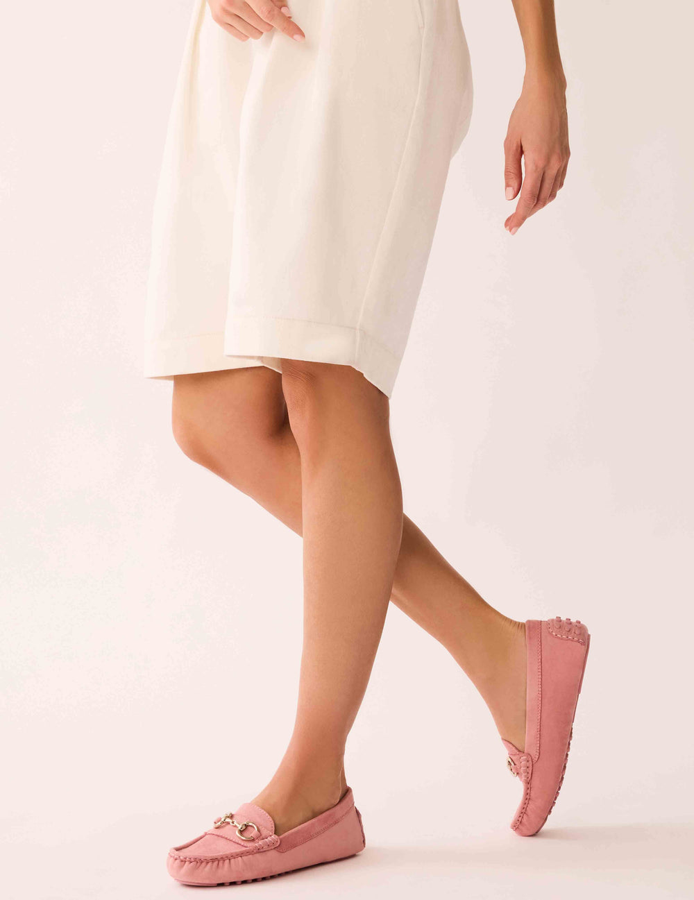 Chrystie Moccasin - Anne Klein Light Pink