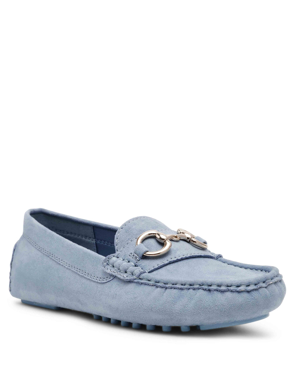 Chrystie Moccasin - Anne Klein Light Blue Denim