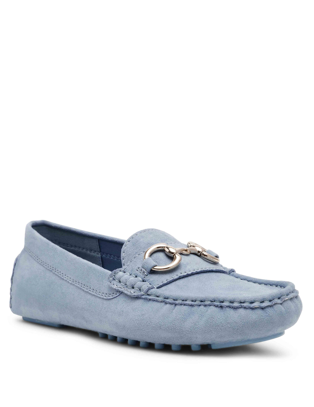 Chrystie Moccasin - Anne Klein Light Blue Denim