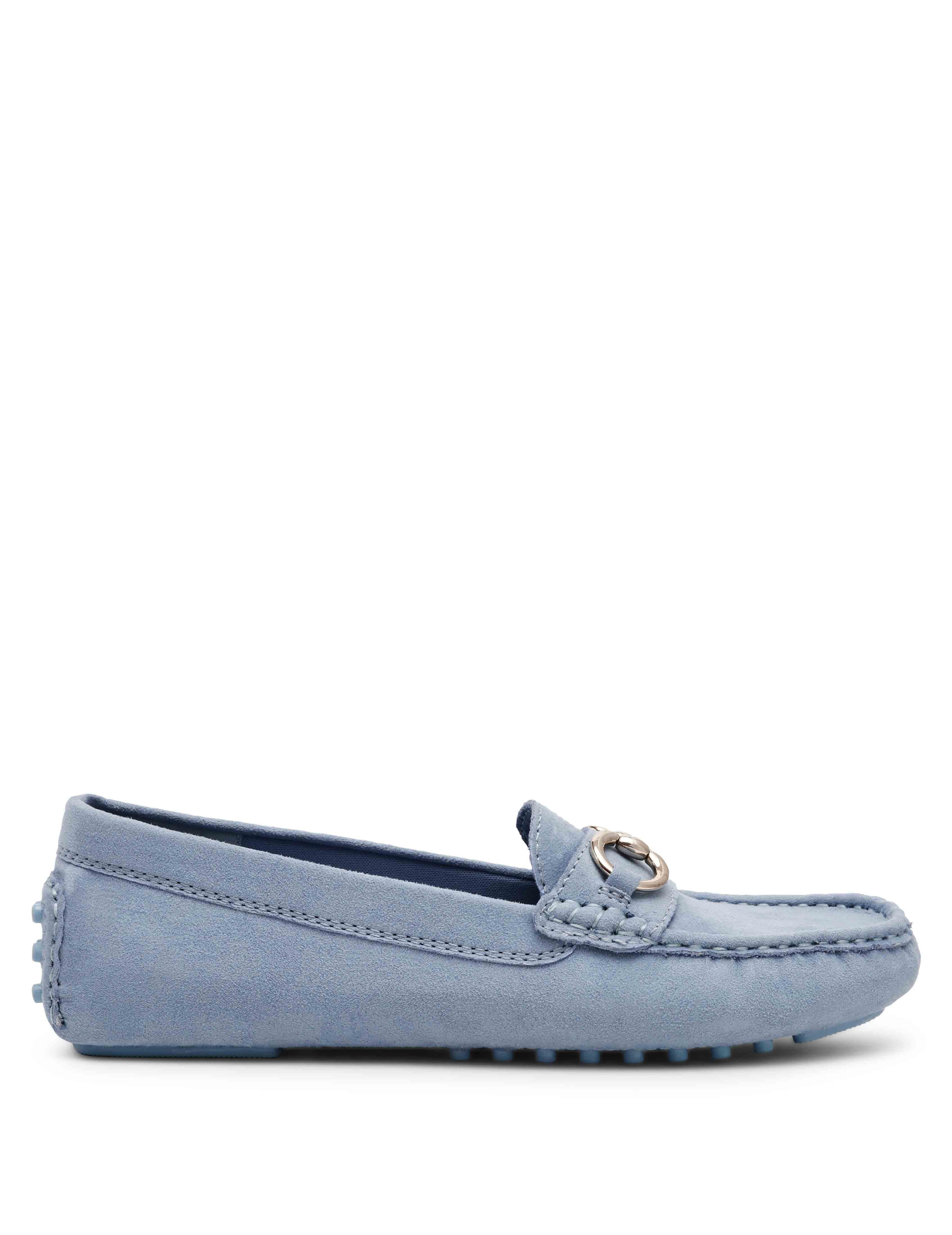 Chrystie Moccasin - Anne Klein Light Blue Denim
