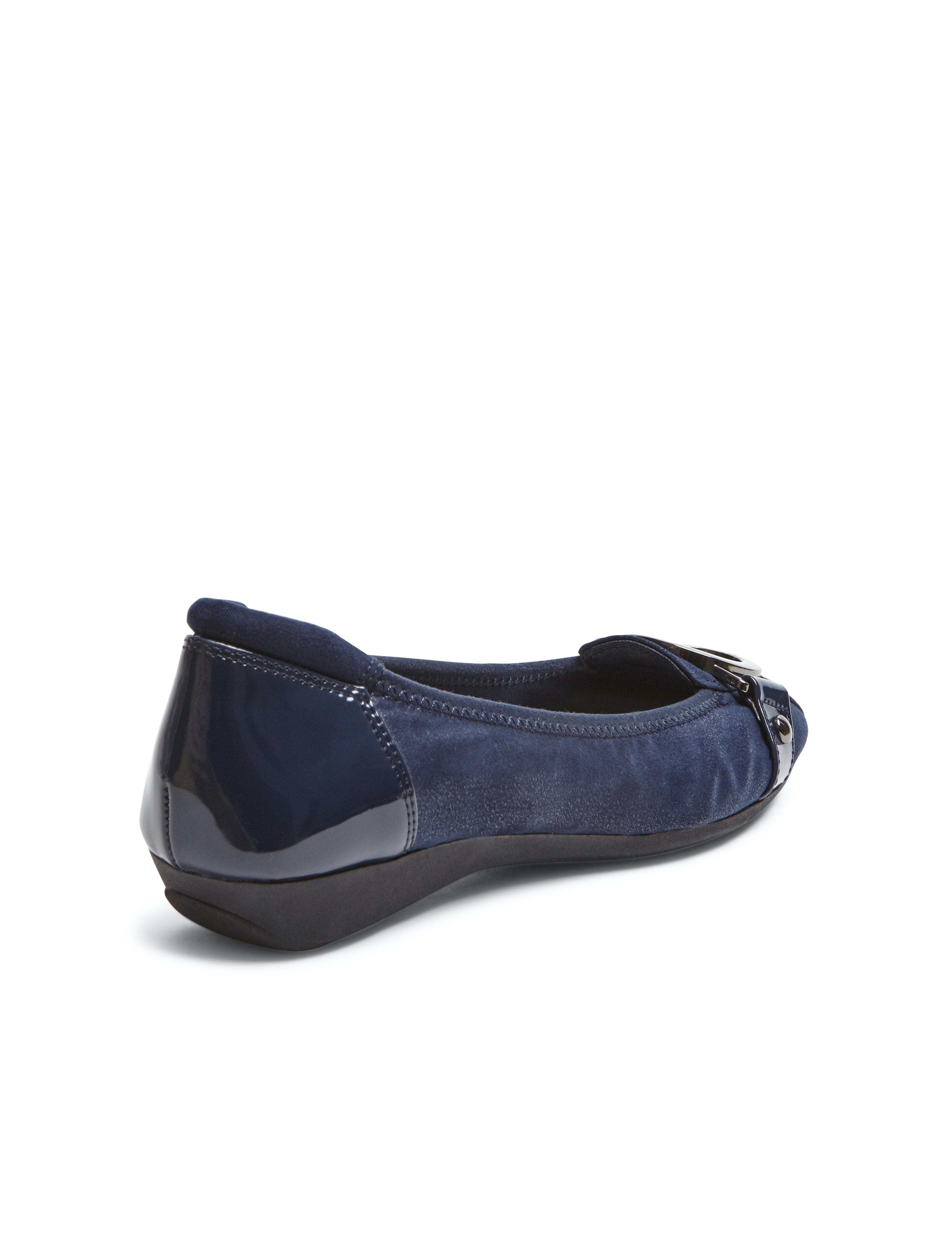 Umeko Flat-Wide - Anne Klein DARK NAVY