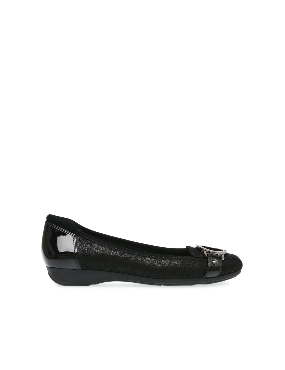 Umeko Flat-Wide - Anne Klein BLACK