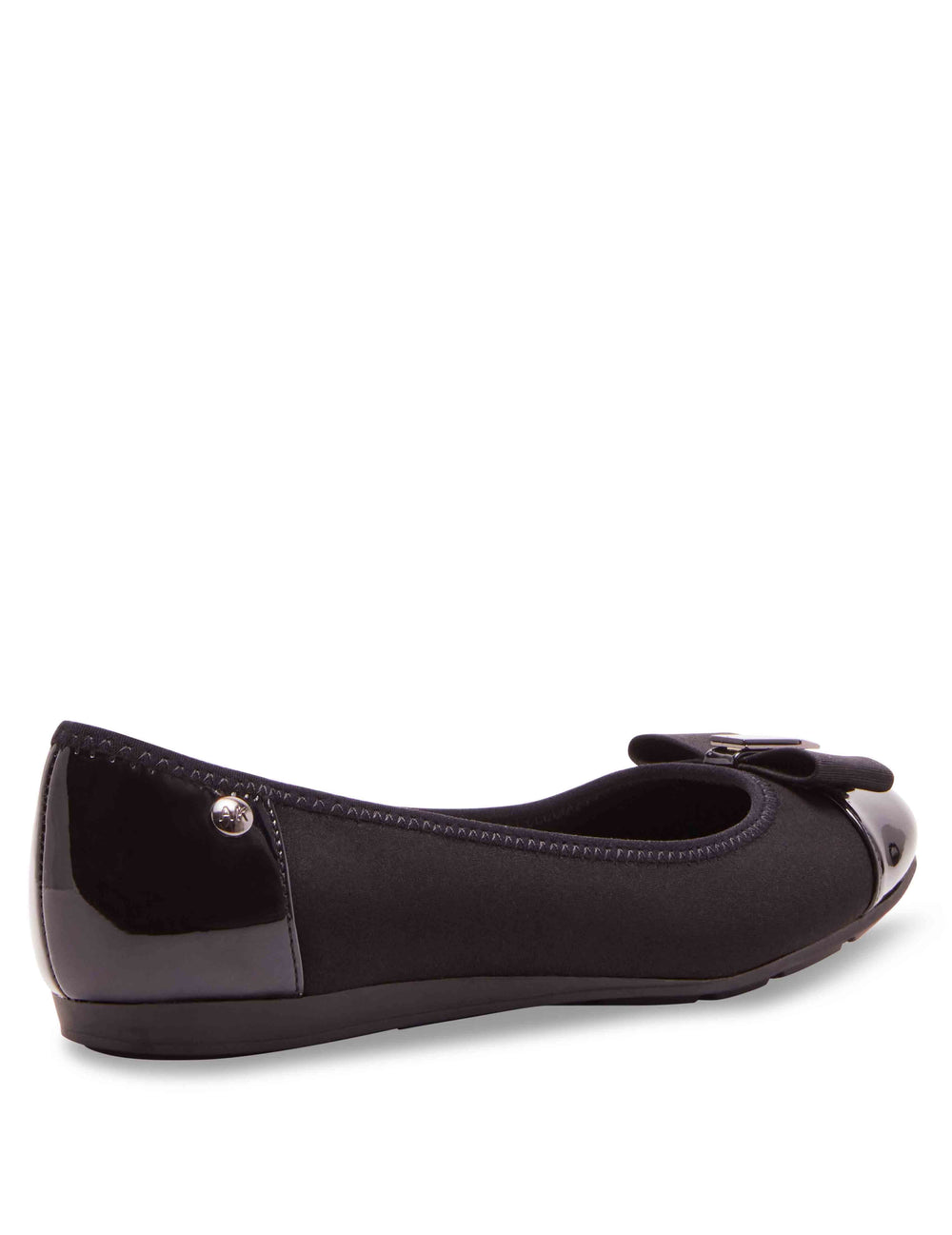 Anne Klein Alive Flat - Anne Klein Black Fabric