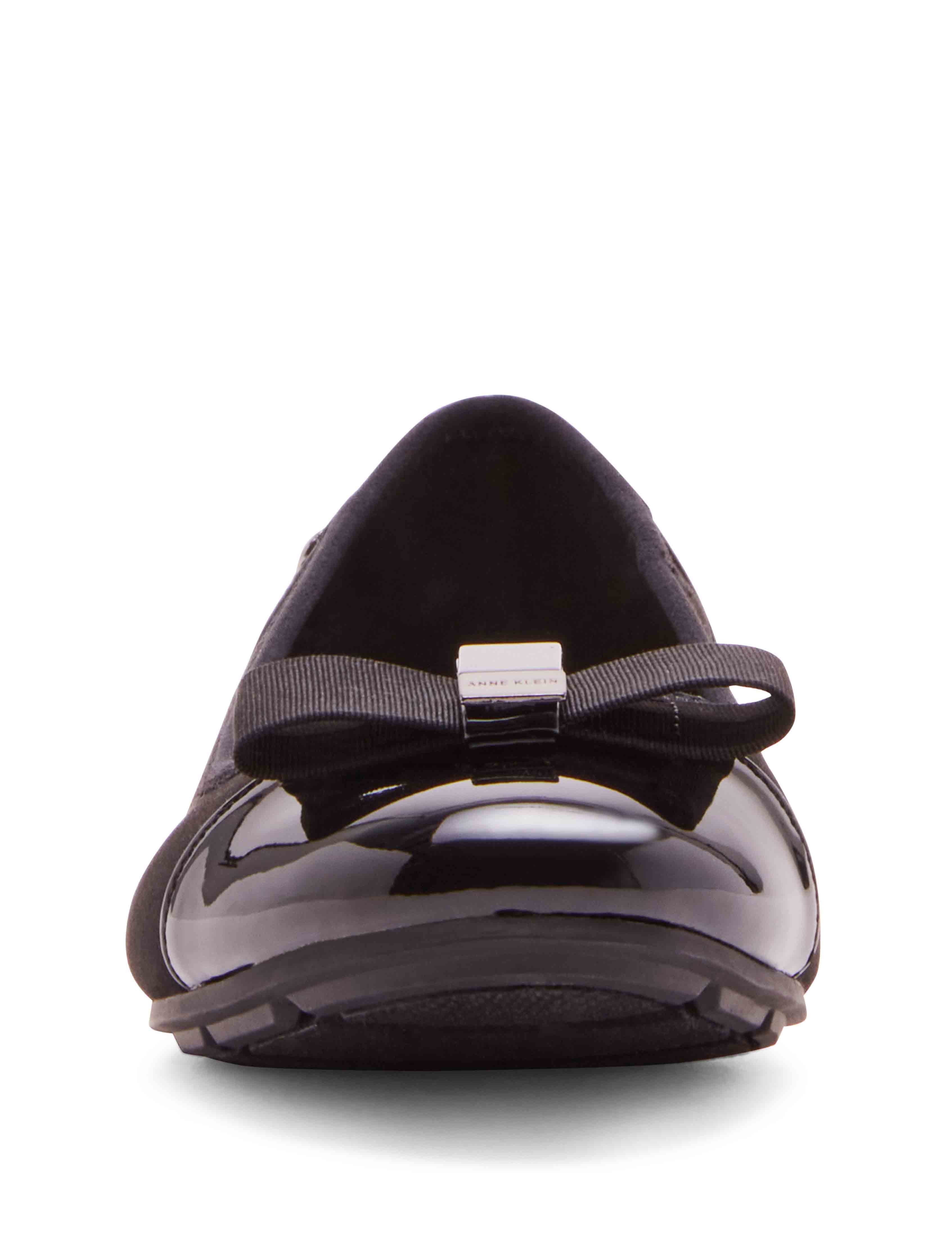 Anne Klein Alive Flat - Anne Klein Black Fabric