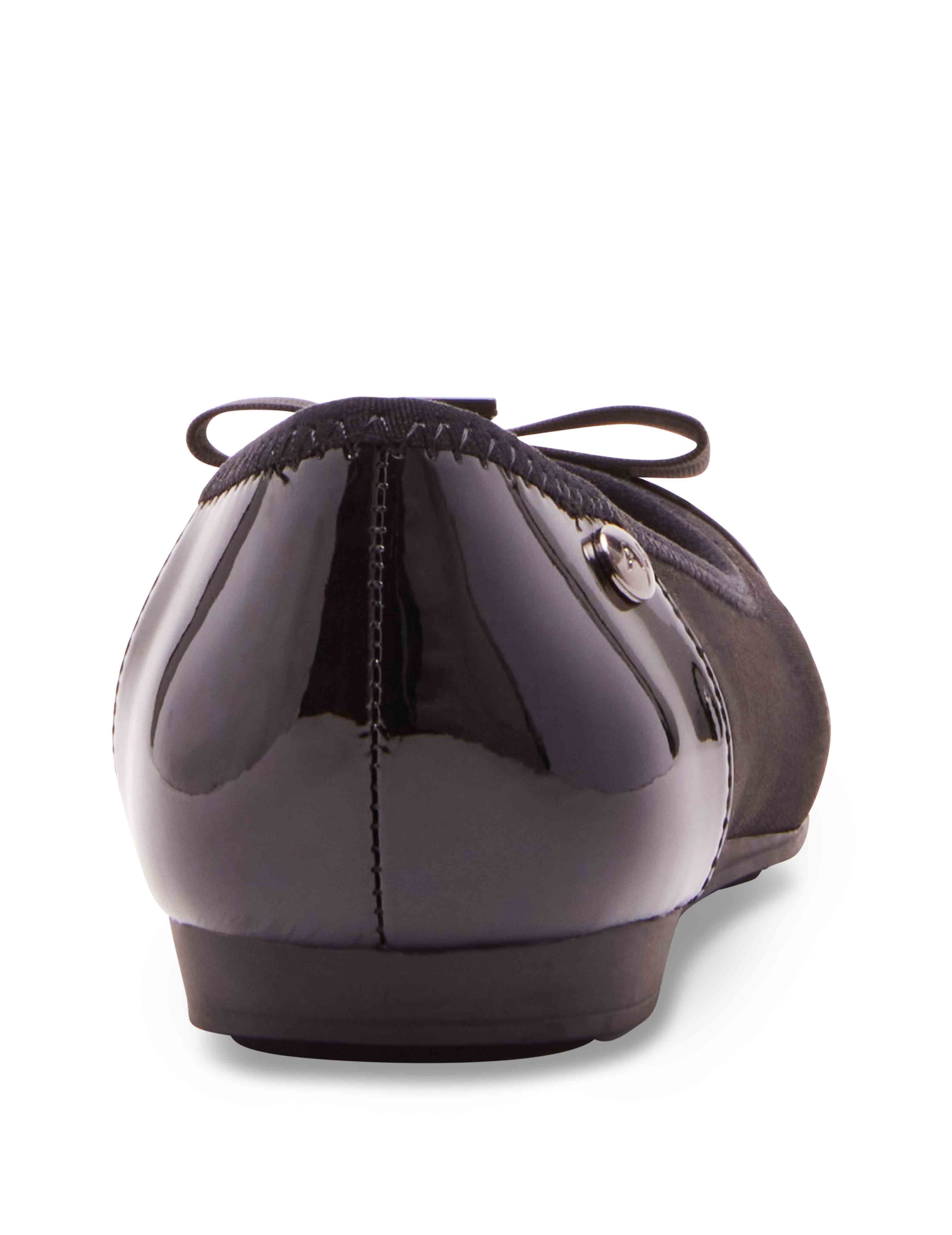 Anne Klein Alive Flat - Anne Klein Black Fabric