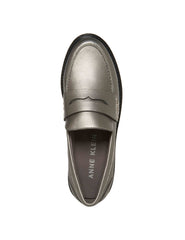 Emmylou Penny Loafer in Pewter - Anne Klein Pewter