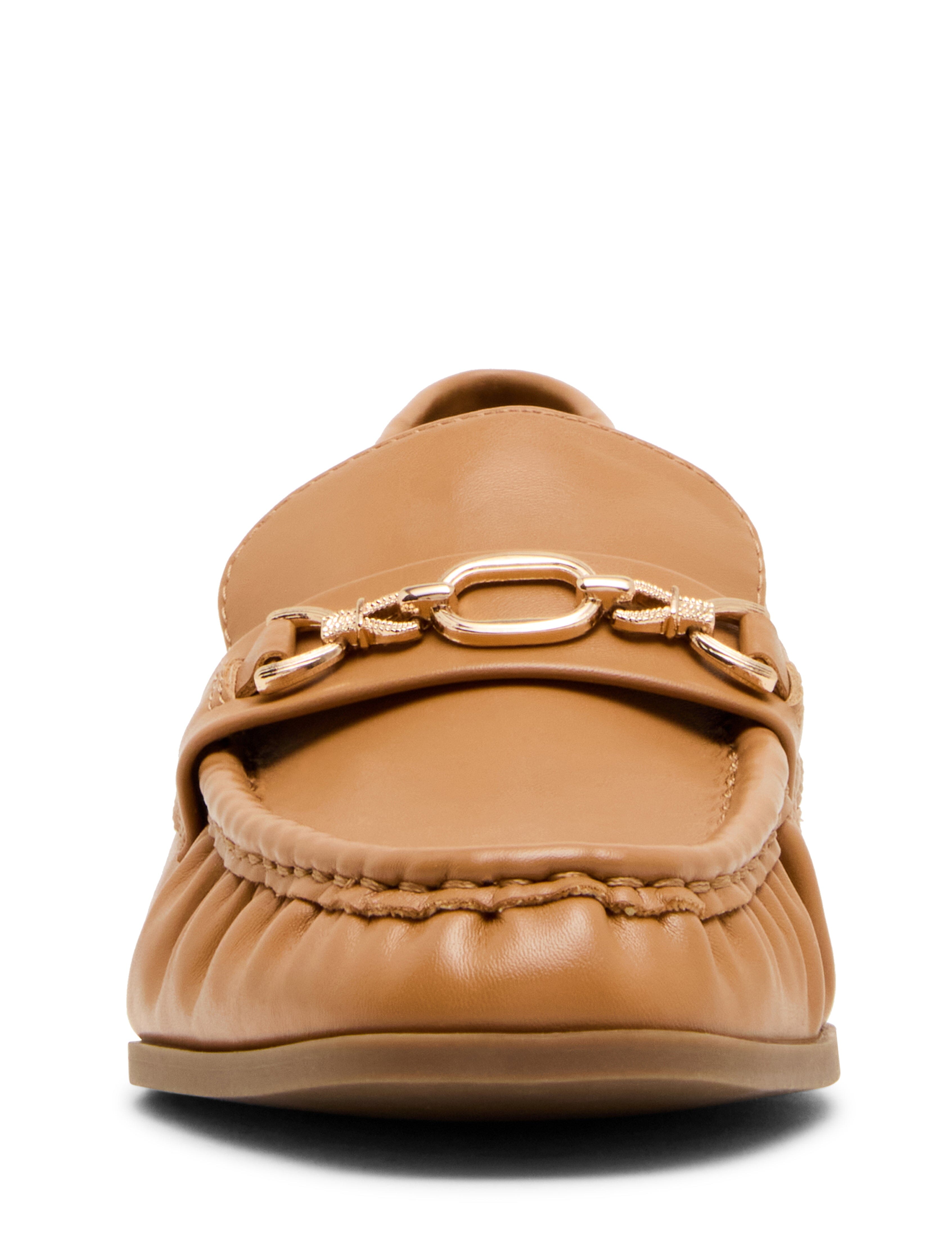 Better Loafer with Sculpted Buckle - Anne Klein Camel