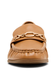 Better Loafer with Sculpted Buckle - Anne Klein Camel