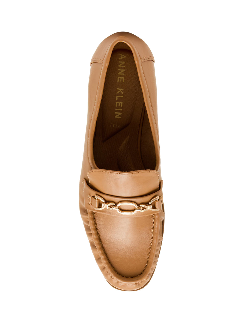 Better Loafer with Sculpted Buckle - Anne Klein Camel