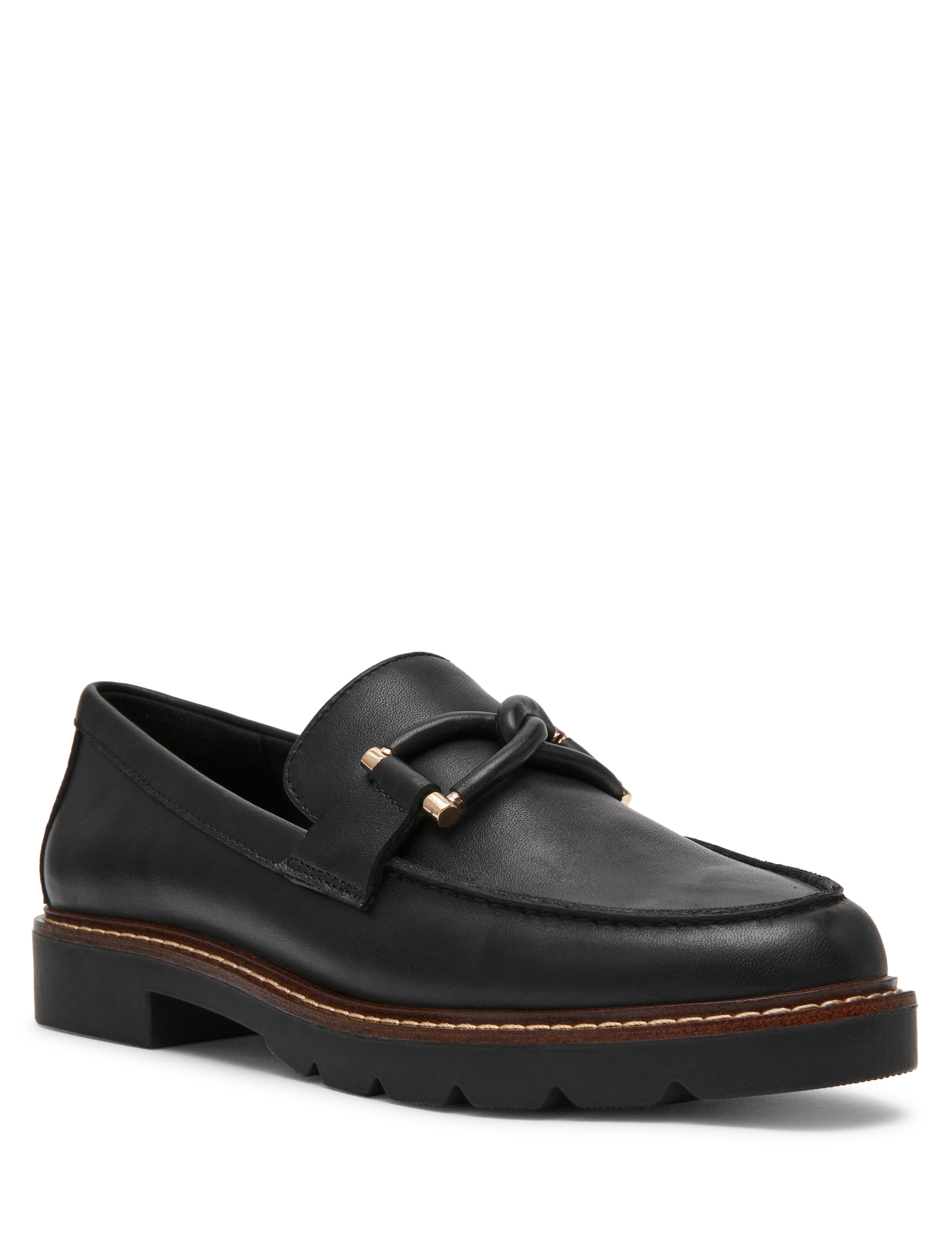 Ellison Loafer - Sophisticated Comfort - Anne Klein Black Smooth
