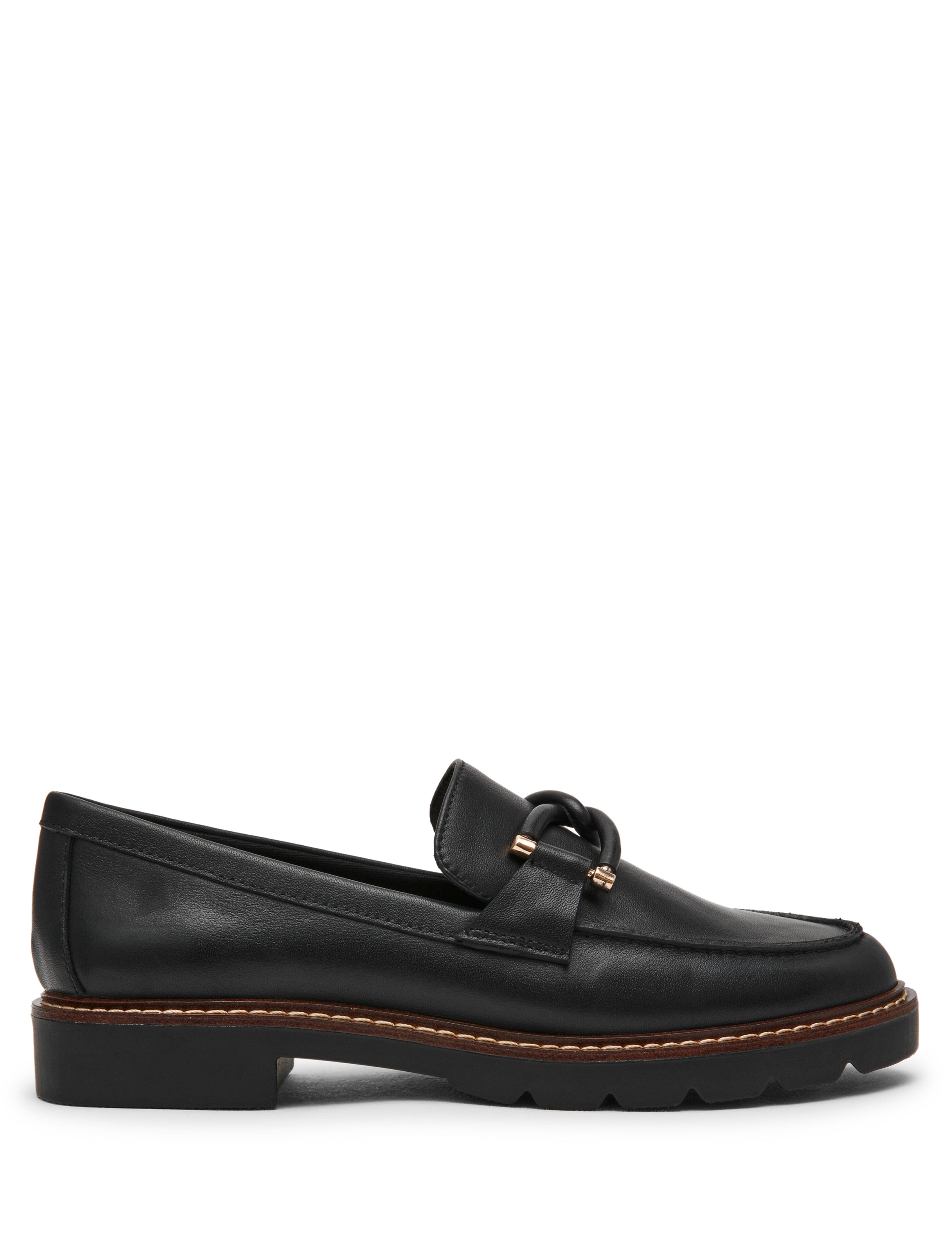 Ellison Loafer - Sophisticated Comfort - Anne Klein Black Smooth