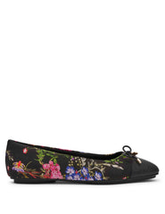 Luci Ballet Flat - Anne Klein Black Floral