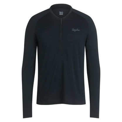 Rapha Explore Long Sleeve Zip Neck Tech T-shirt