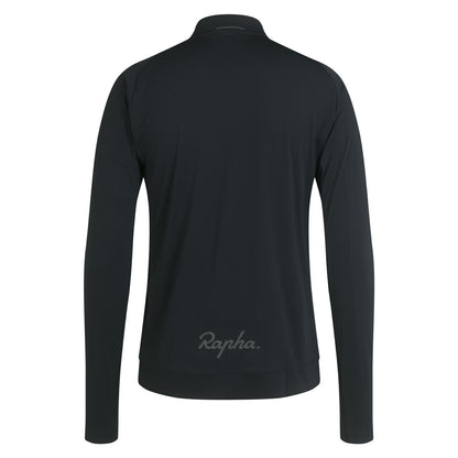 Rapha Explore Long Sleeve Zip Neck Tech T-shirt