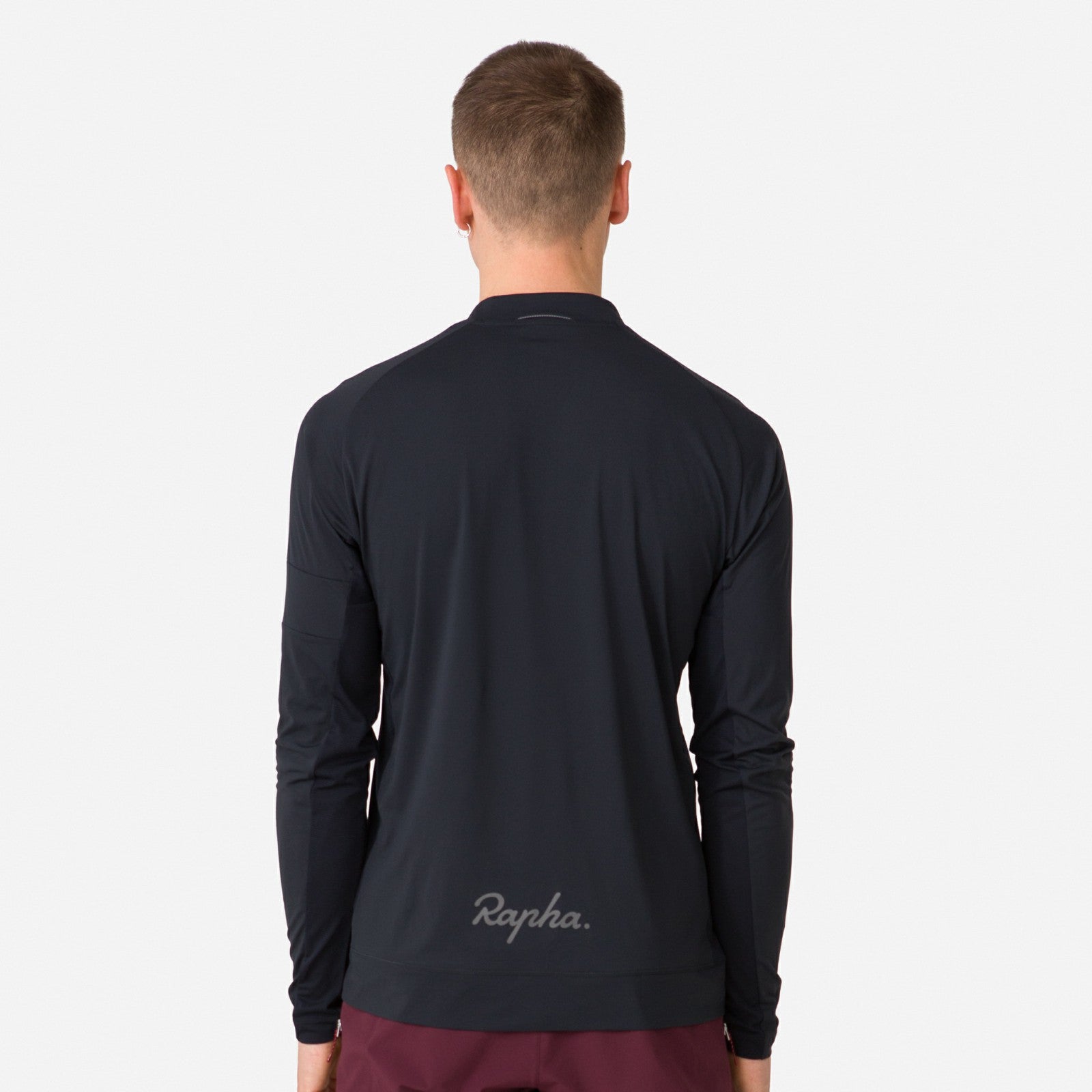 Rapha Explore Long Sleeve Zip Neck Tech T-shirt