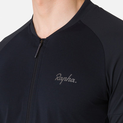Rapha Explore Long Sleeve Zip Neck Tech T-shirt