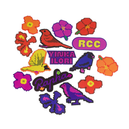 Rapha RCC + Yinka Ilori Sticker Pack