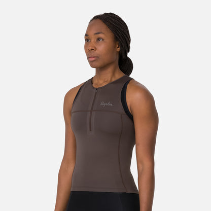 Rapha Half Zip Tank