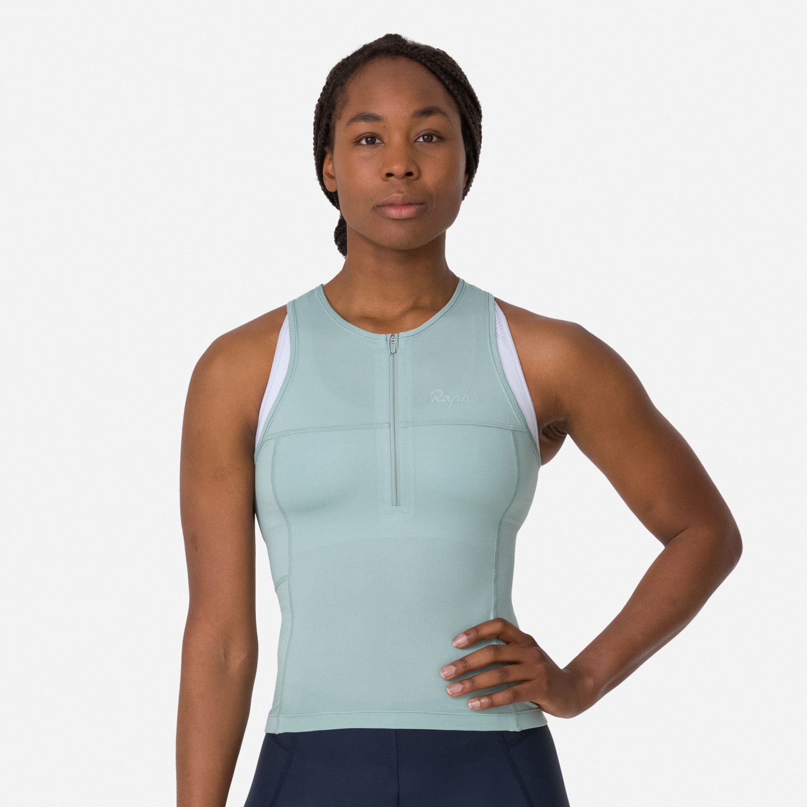 Rapha Half Zip Tank
