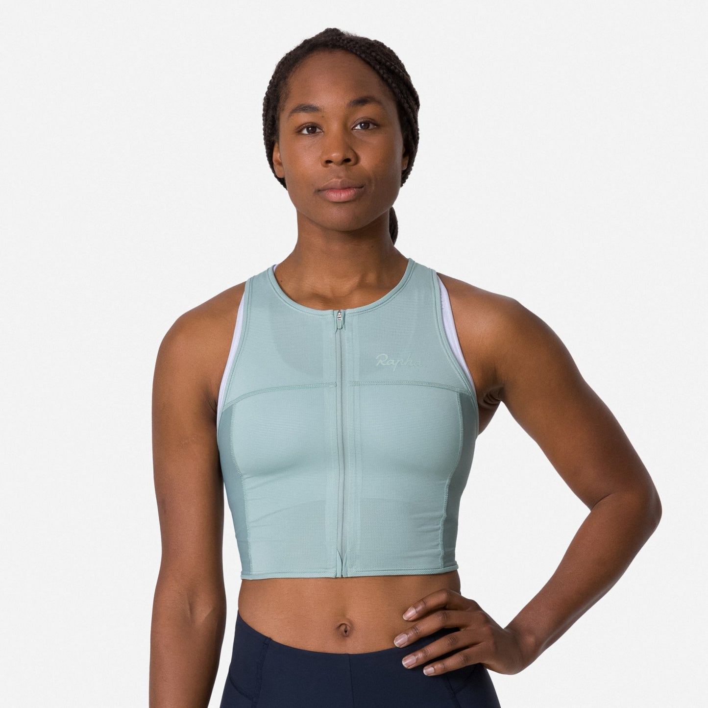 Rapha Cropped Zip Tank