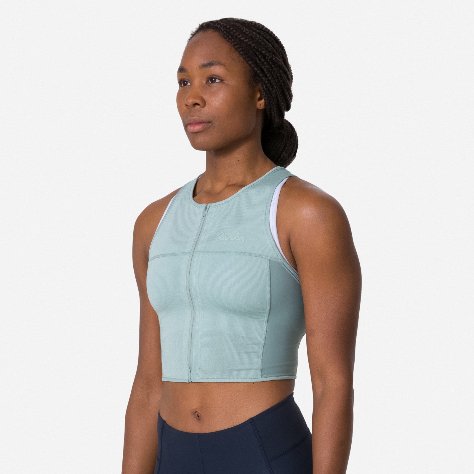 Rapha Cropped Zip Tank