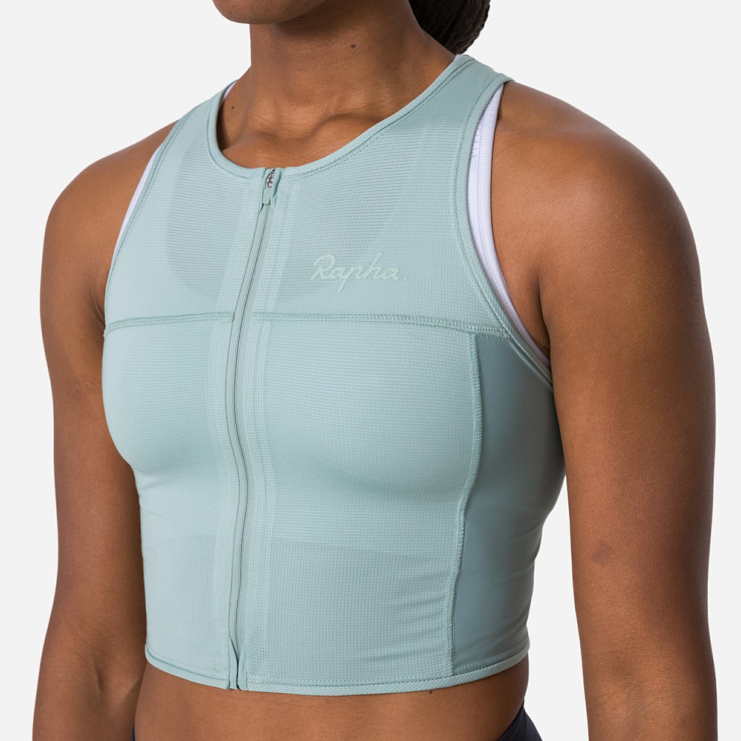 Rapha Cropped Zip Tank