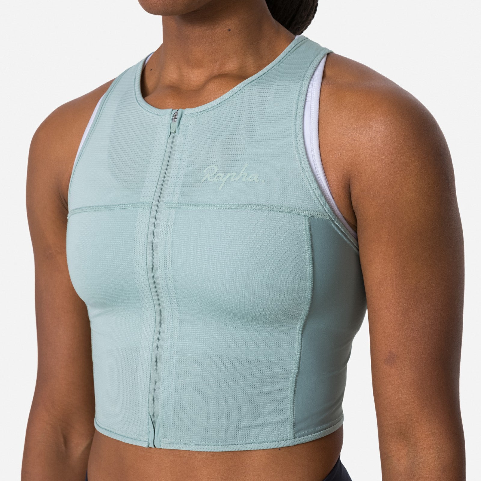 Rapha Cropped Zip Tank