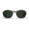 Silver Metallic / Green