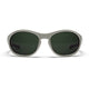 Silver Metallic / Green